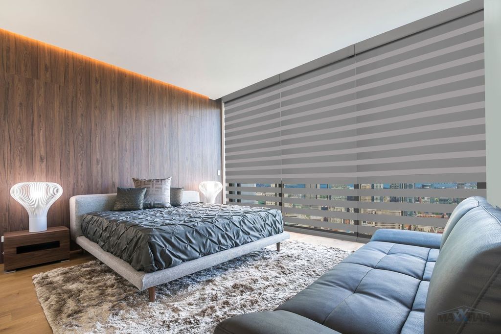 Blackout zebra blinds