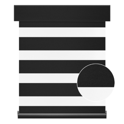 ROOM DARKENING NEPTUNE GOODNIGHT Zebra Blind
